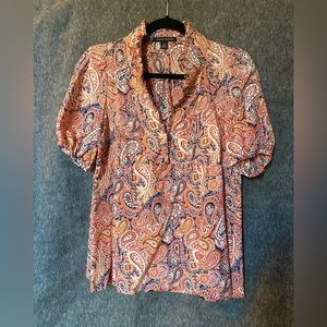 Banana Republic XS paisley top! Very cute!